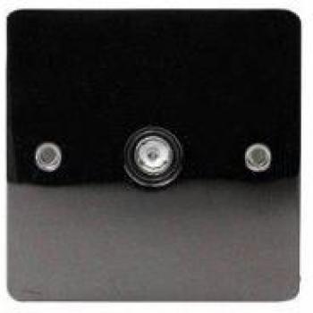 Flat Plate Nickel 1‑Way Phone Socket