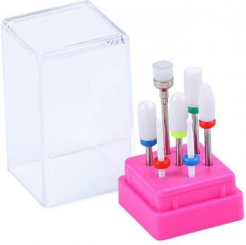 Acrylic Nail File Drill Bit Set 3/32 Tungsten Carbide (7 Pcs)