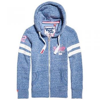 Superdry G20145 XPF7, Sudadera Mujer, Sprinter Blue Snowy