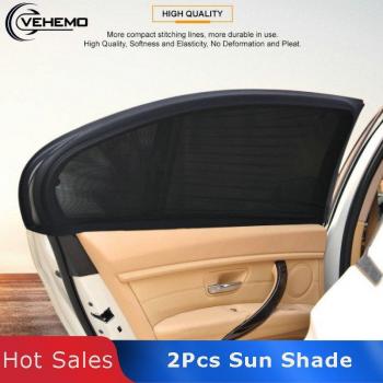 2Pcs Black Sun Visor Shield