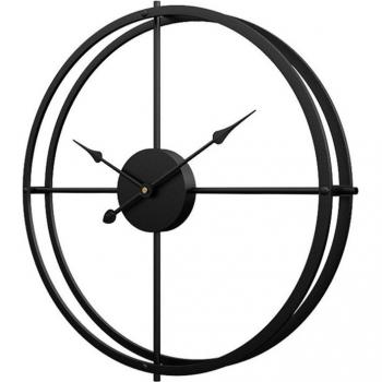 Stille 3D Metall Wanduhr mit Zauberstab-Design