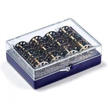 Prym 3 x 7 x 9 cm Bobbin Storage with 12 Metal Bobbins