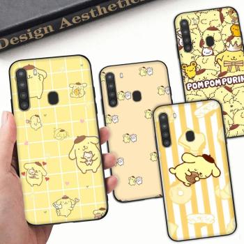 Protection Souple Noir Pompom Purin pour Smartphones