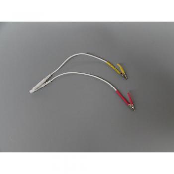 Câble d'acupuncture électronique avec agrafes crocodile 10 pièces