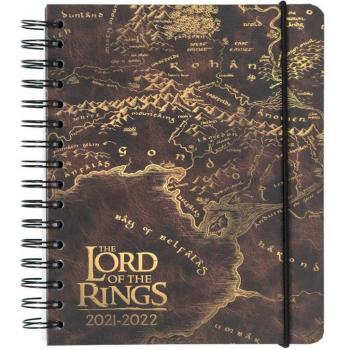 Agenda Escolar A5 2021/22 Erik El Señor de los Anillos Semana Vista
