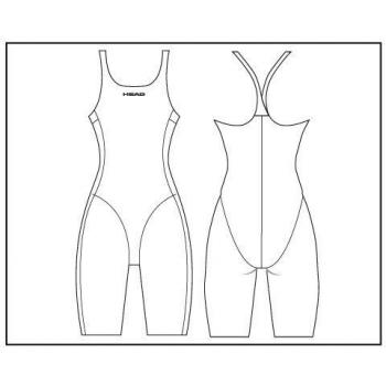Maillot de Bain Femme HEAD Pro SWS Liquidfire Noir 40