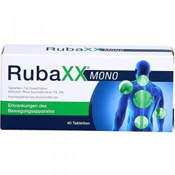 RubaXX mono Tabletten bei Erkrankungen des Bewegungsapparates, 40 St. Tabletten