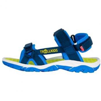 Oslofjord Trollkids Kinderschuhe – Sandale, unisex, blau, 37