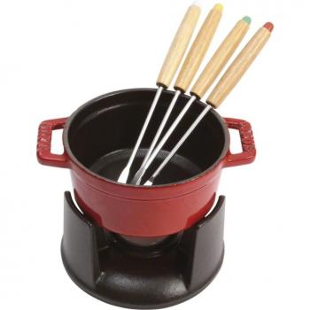 Set de Fondue de Chocolate Staub Cherry 10 cm