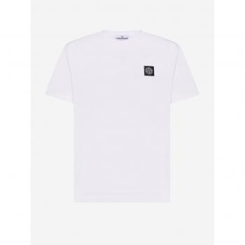 T-shirt Stone Island uomo bianca taglia XXL