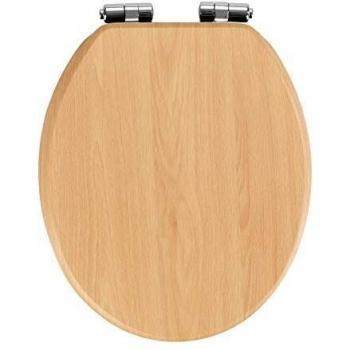 WENKO Holz WC-Sitz Buche Natur