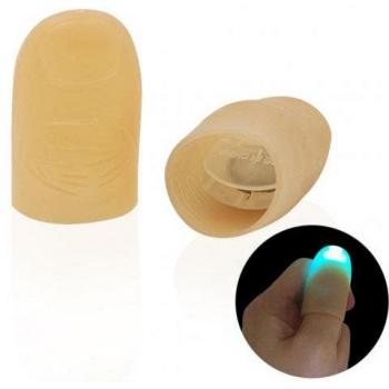 2Pcs Red Magic Finger Light Tips