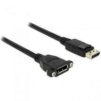 Câble DisplayPort 1 m Mâle-Femelle Noir