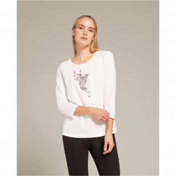 Elena Miró Camiseta de Mujer con Bordado