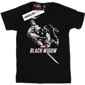 T-shirt Marvel Black Widow Film Taskmaster Battaglia Nera