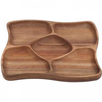 Recipiente Pescado de Madera para Cena