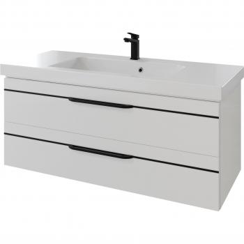 Badschrank Balto mit Mineralmarmor-Oberfläche