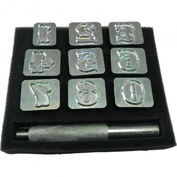 DIY Leather Carving Alphabet Stamp Set