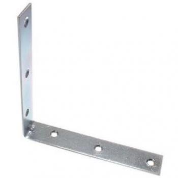 Corner Brace Angle Bracket 150mm x 25mm x 2.5mm 5mm Hole ZP (Pack of 50)