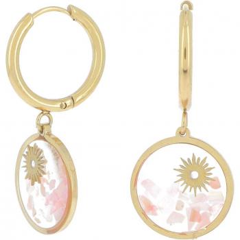 Collares Cuadrado “Cléopatra” Rosa Dorado – 15 mm