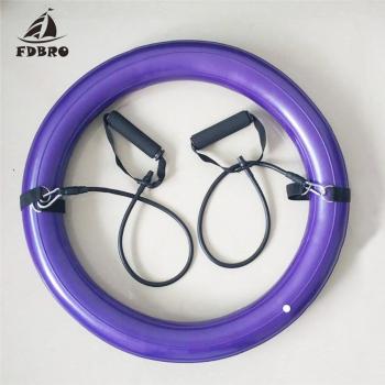 FDBRO 60cm Thick Pilates Ball with Fixed Base