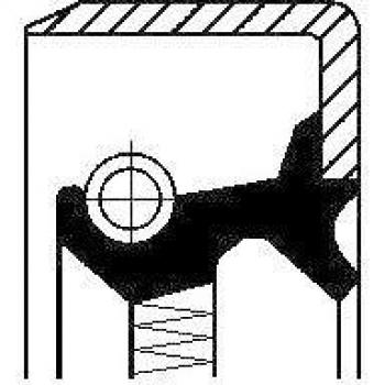 Mozzo Ruota Posteriore Corteco 19036492B (paraolio)