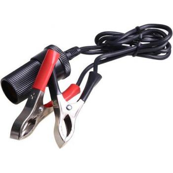 OVERE 1PC Car Battery Clip to Cigarette Lighter Interface