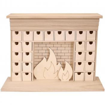 Calendario de Adviento 46,5 x 33 cm Chimenea