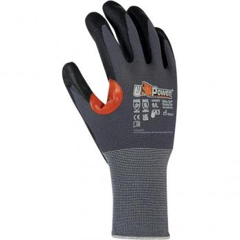 Nylon Touch‑Screen Guanti Lavoro Kumba 7/S Grigio – U‑Power