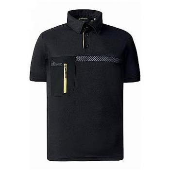 Polo da lavoro U-Power Libra a maniche corte, colore Black Carbon, taglia L