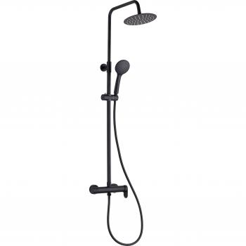 Inox Ducha Negra Mate Kalla 25
