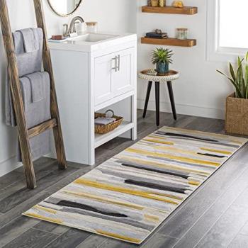 Modern Yellow Pukka Area Rug