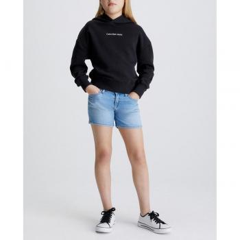 Pantaloni Corti Calvin Klein Jeans Slim Ess Mid Blu 14 Anni