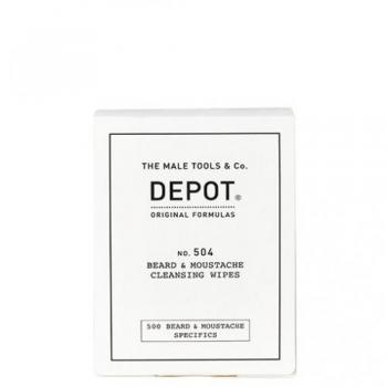 DEPOT Salviette Monouso Igienizzanti per Barba e Baffi No 504