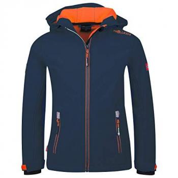 Blue/Orange Mystic Trollfjord Hiking Jacket – 164 CM Male Size