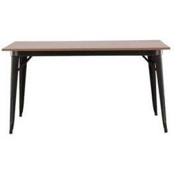 Ebuy24 Nussbaum Esstisch Tempe 80x140 cm