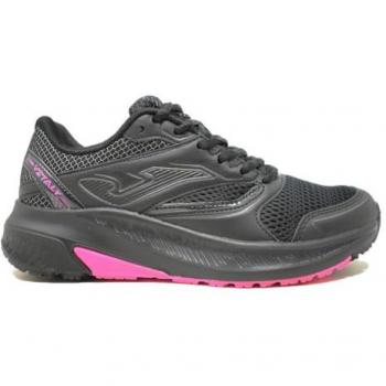 Joma Vitaly Running Mujer Negro/Fucsia