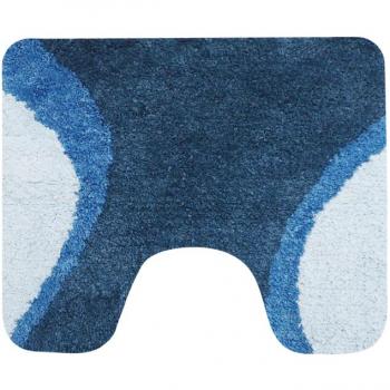 Zachte Toiletmat Metz 60x50 cm Blauw