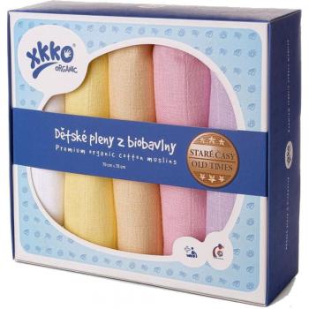 XKKO Mullwindeln Set 70x70 cm, 5 Stück, Bio-Baumwolle