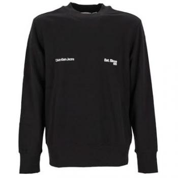 Calvin Klein Jeans Herren Sweatshirt CALVIN KLEIN 1978 CREW NECK, schwarz, Gr. S