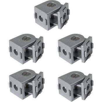 PivotFlex 5x Aleación Zinc para Perfil Alúminio