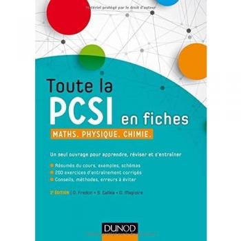 Toute la PCSI en fiches