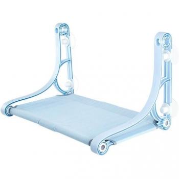 Cama para gatos de plástico, colgante, 22,5 kg, hamaca de ventana soleada, color sólido