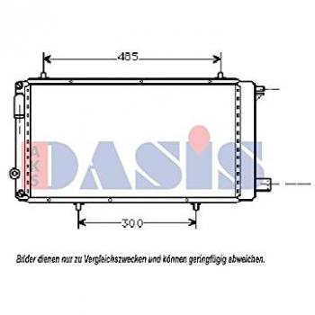 AKS DASIS Radiateur du moteur Aluminium 060490N