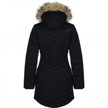 Dare 2B Ski‑Jacke für Damen – gesteppt, atm. & wasserabweisend, isoliert, Schwarz, Größe XS (EU 34)