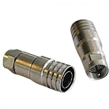 F-Stecker 10.0 mm Steckverbinder Silber
