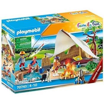 Playmobil Family Fun Familia de Acampada 70743