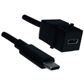 Bachmann USB 3,1 Type C Keystone Module (0.50 m, USB 3.1), USB Kabel