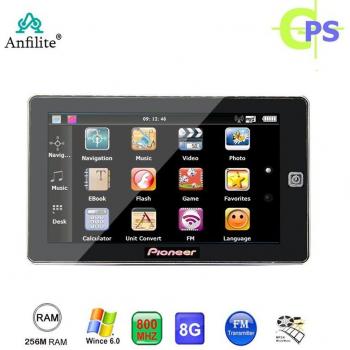 7-Inch Car GPS Navigator with 800x480 Resolution