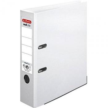 Dossier herlitz maX.file protect plus 80 mm blanc